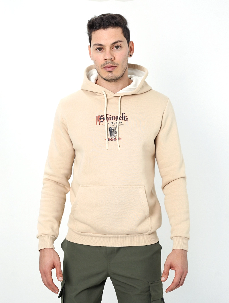 Sweat à capuche imprimé
